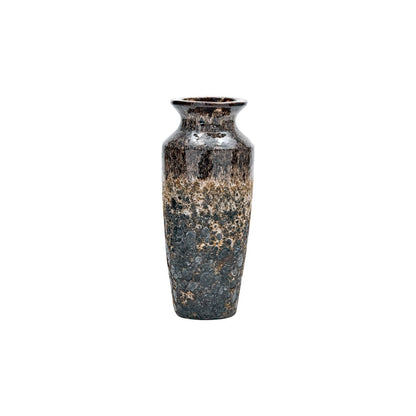 Vase, hdmaya, antikkbrun