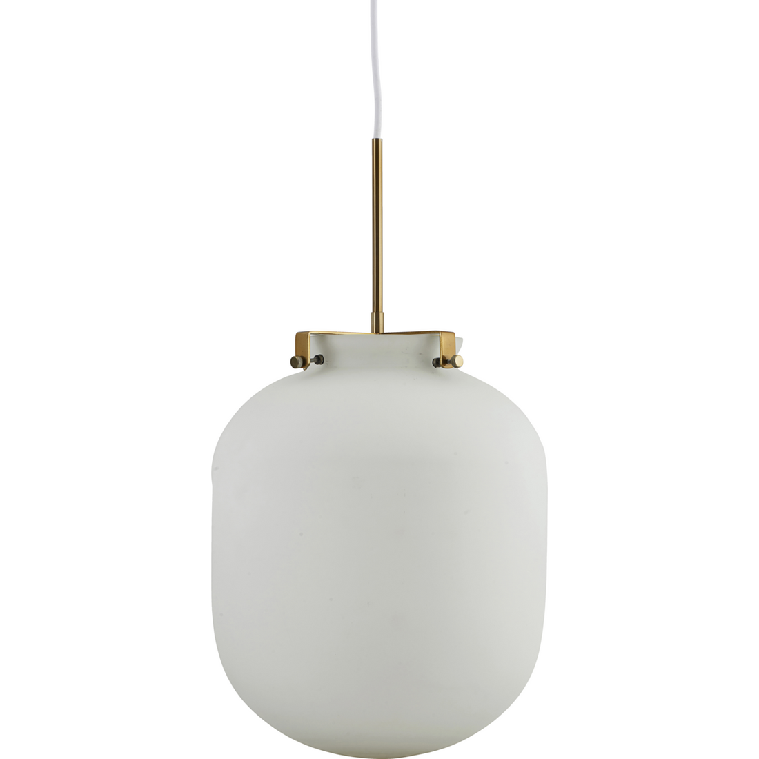 Lampe, hdball, hvit