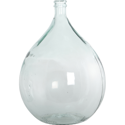 Huslege - Vase / flaske, klar - H: 56 cm, DIA: 40 cm