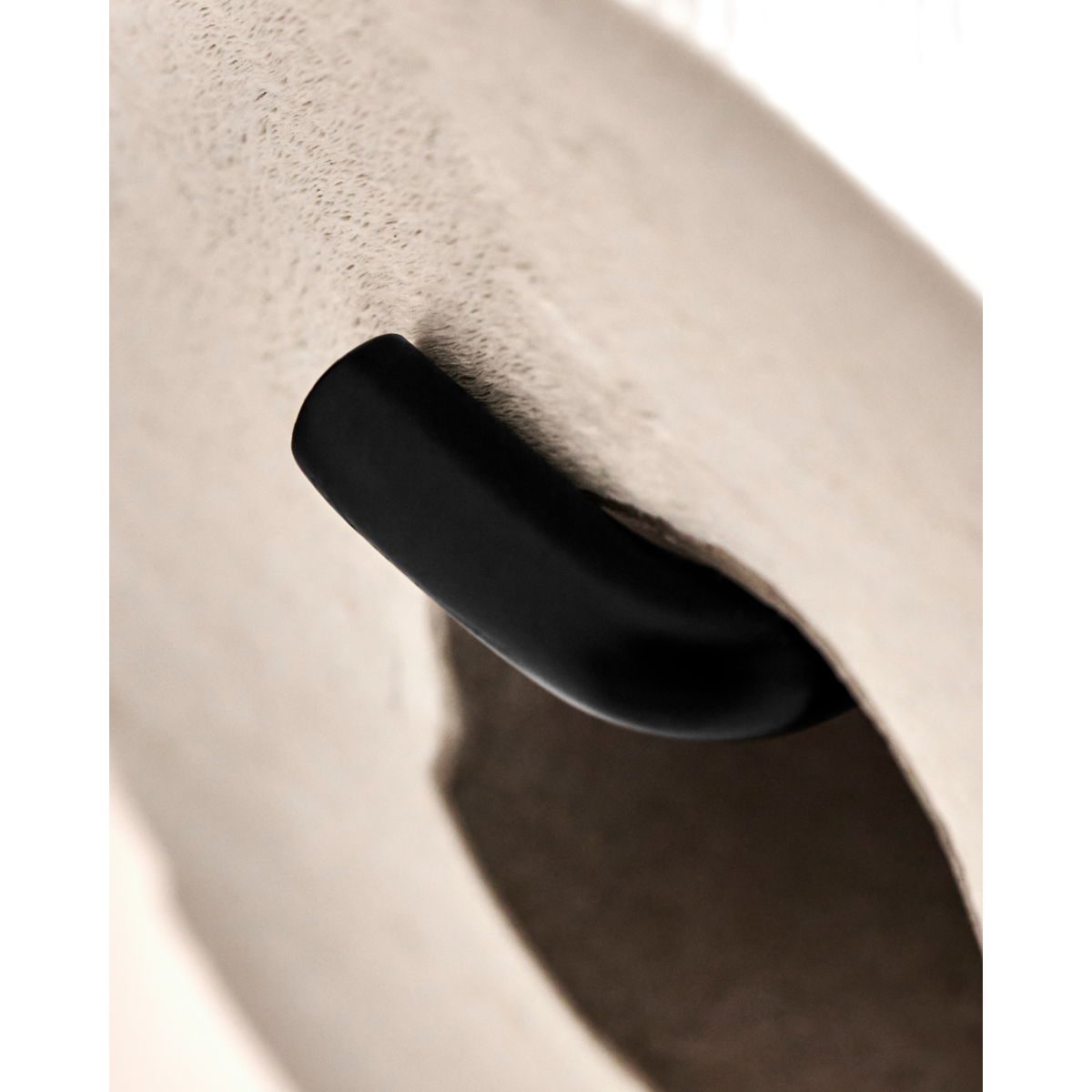 Toalettpapirholder, hdpati, svart