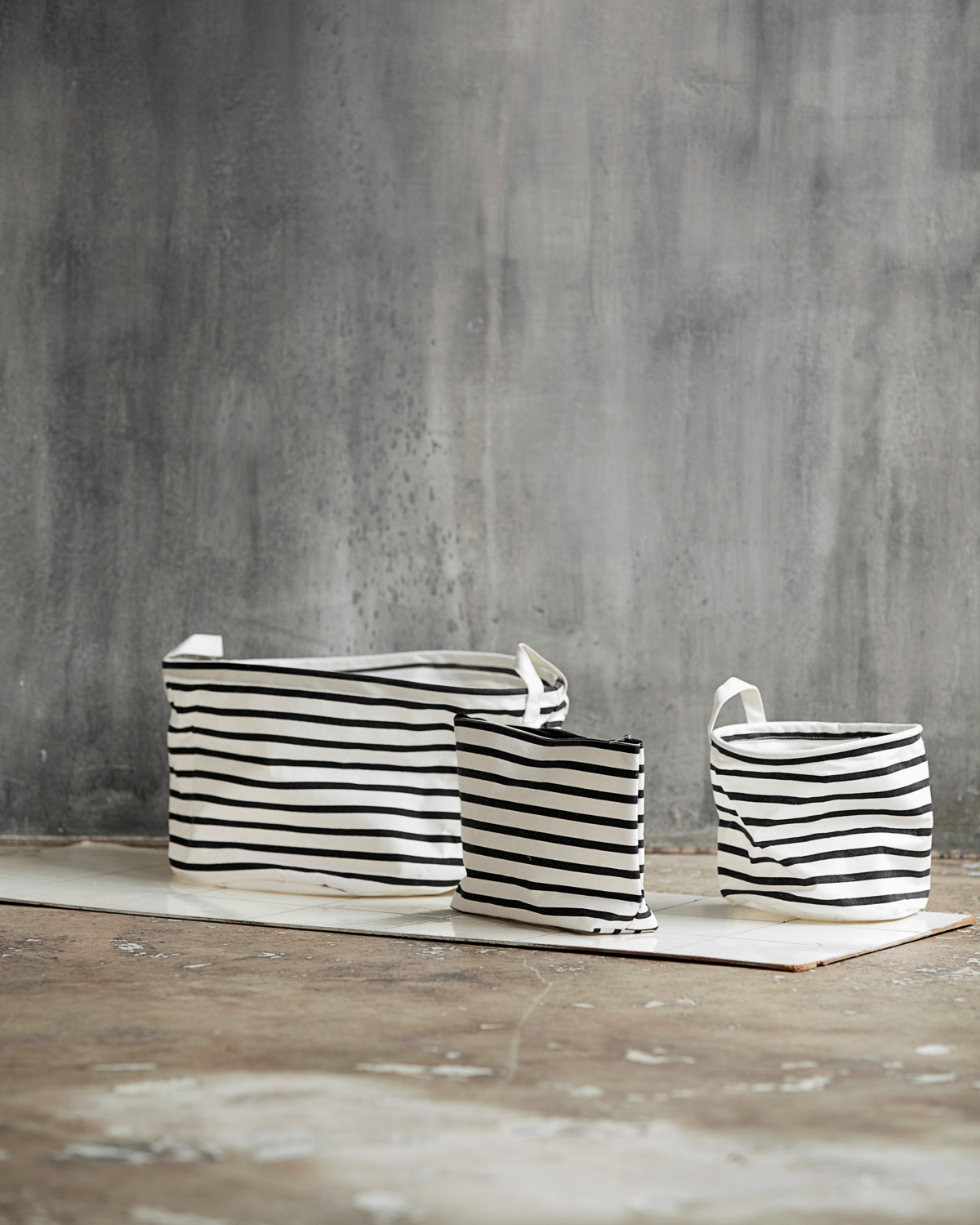 Oppbevaring, HDStripes, Svart; Hvit