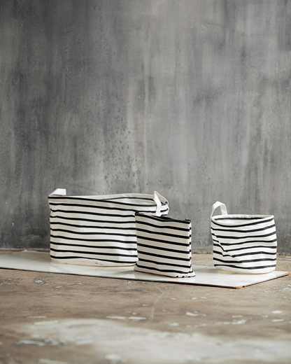 Oppbevaring, HDStripes, Svart; Hvit