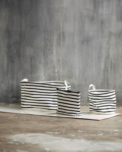 Oppbevaring, HDStripes, Svart;Hvit