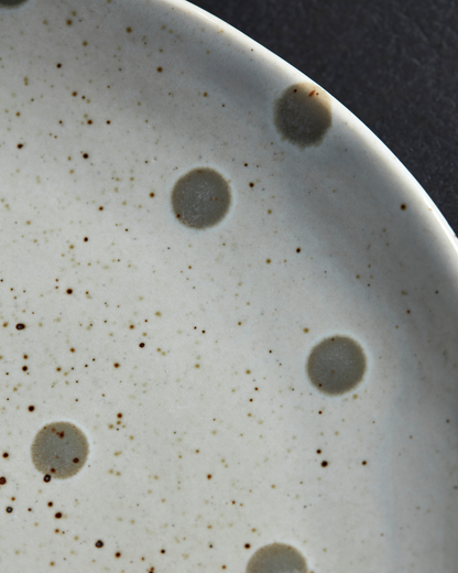 Plate, HDDots, Beige