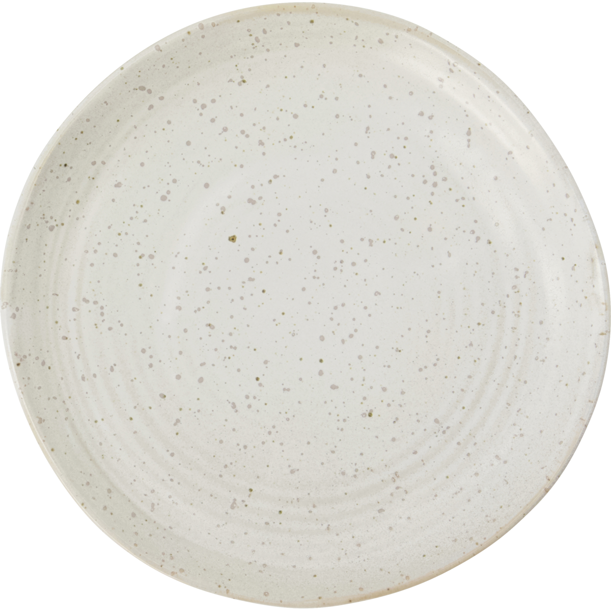 Huslege - kakeplate, pion, grå/hvit - H: 2,5 cm, DIA: 16,5 cm