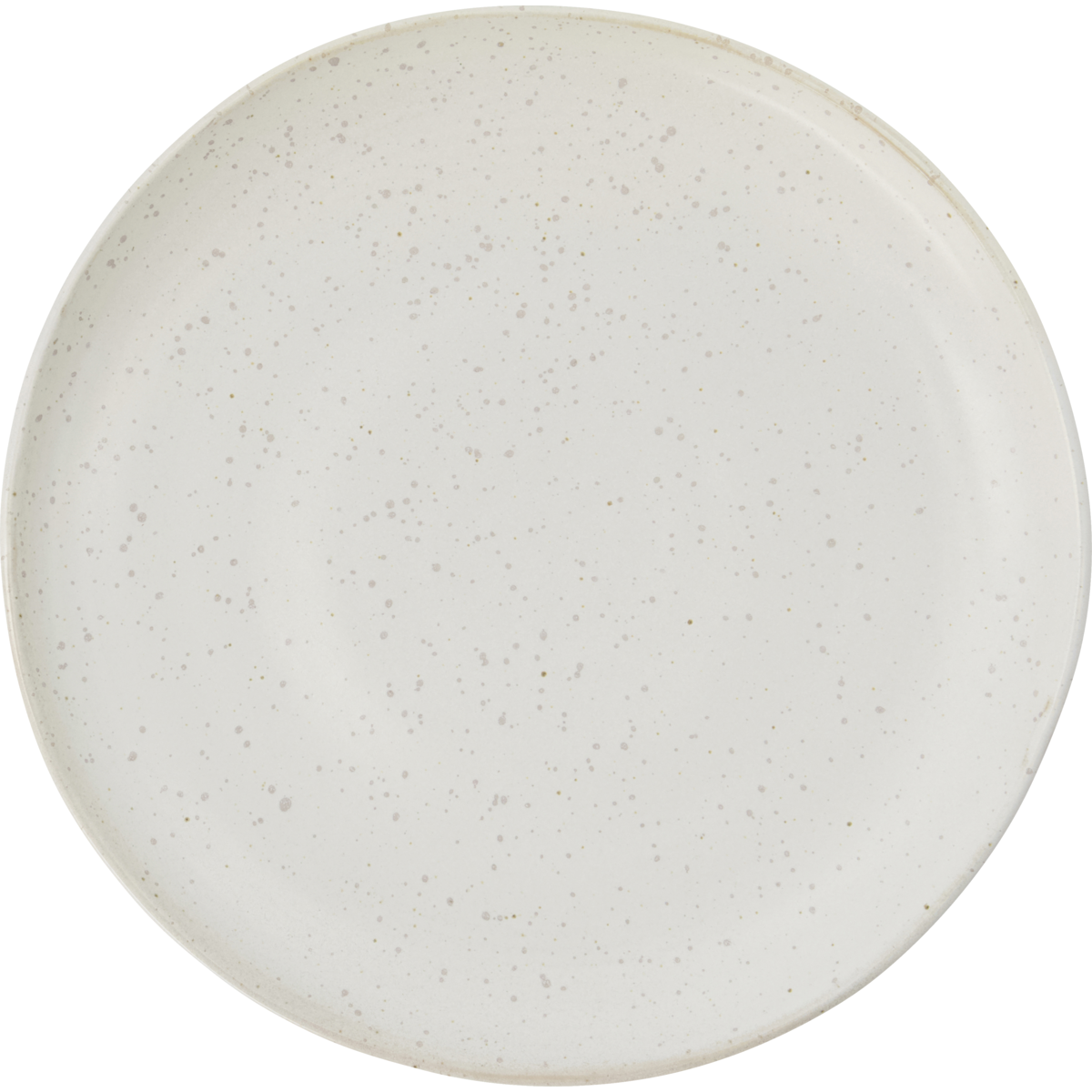 Huslege - Lunsjplate, pion, grå/hvit - H: 3 cm, dia: 21,5 cm