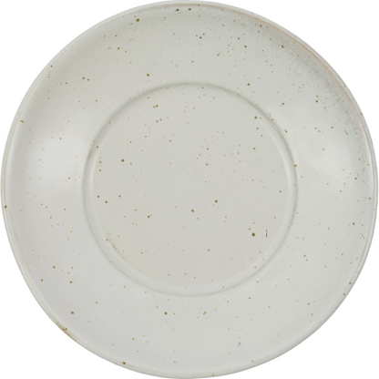 Kopp med tallerken, hdpion, grå; hvit