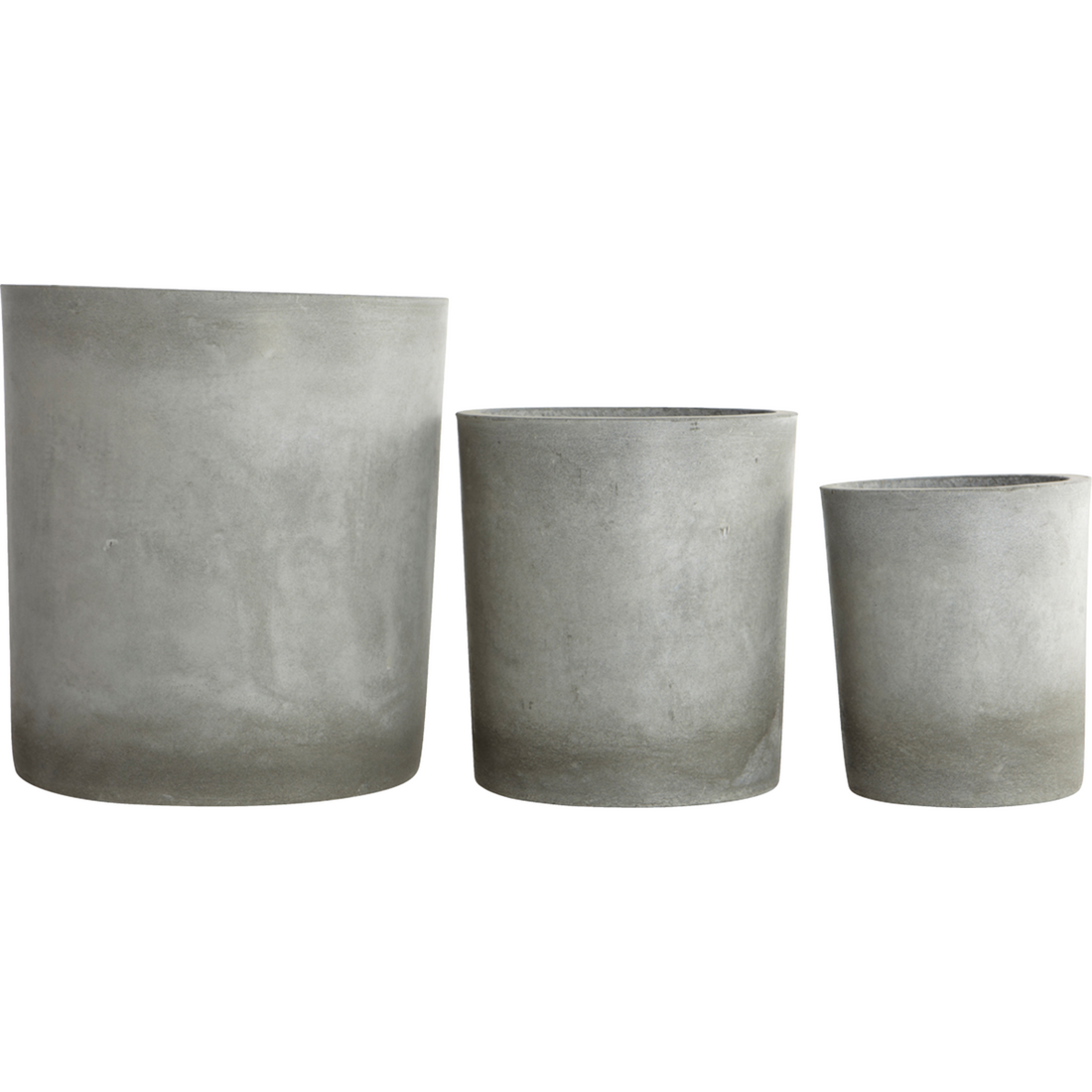 House Doctor Herb Pot, Ave, Light Grey-S :, H: 22 cm, DIA: 18,5 cm, M :, H: 27 cm, DIA: 24 cm, L :, H: