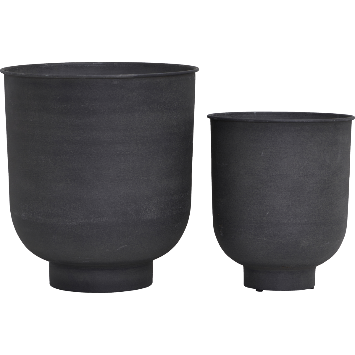 House Doctor Herb Pot, VIG, Gray-S :, H: 35 cm, DIA: 30 cm, L :, H: 45 cm, DIA: 40 cm