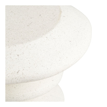 Blackburn Side Table - Side Table, Fiberclay, White Ø36x45,5 cm