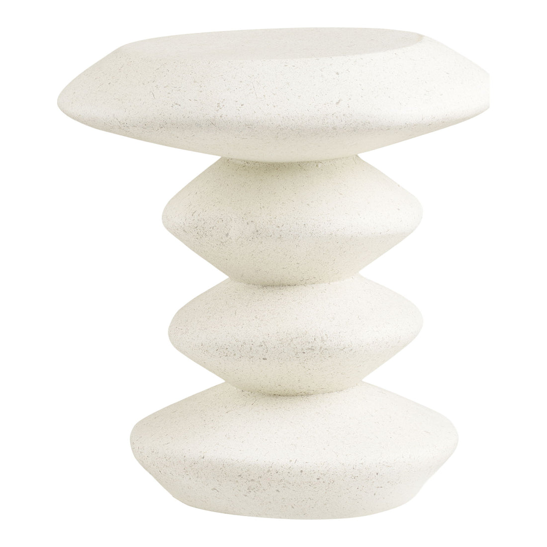 Blackburn Sidebord - Sidebord, fiberclay, hvit ø36x45,5 cm