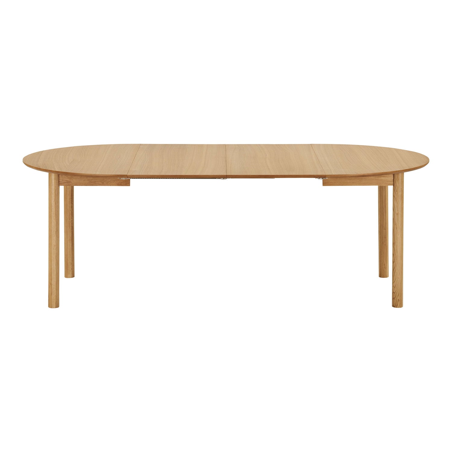 Bundaberg spisebord - spisebord, eikebøter, inkl. Ytterligere plater Ø120x120-170-220x75 cm