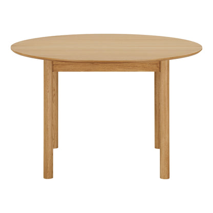 Bundaberg spisebord - spisebord, eikebøter, inkl. Ytterligere plater Ø120x120-170-220x75 cm