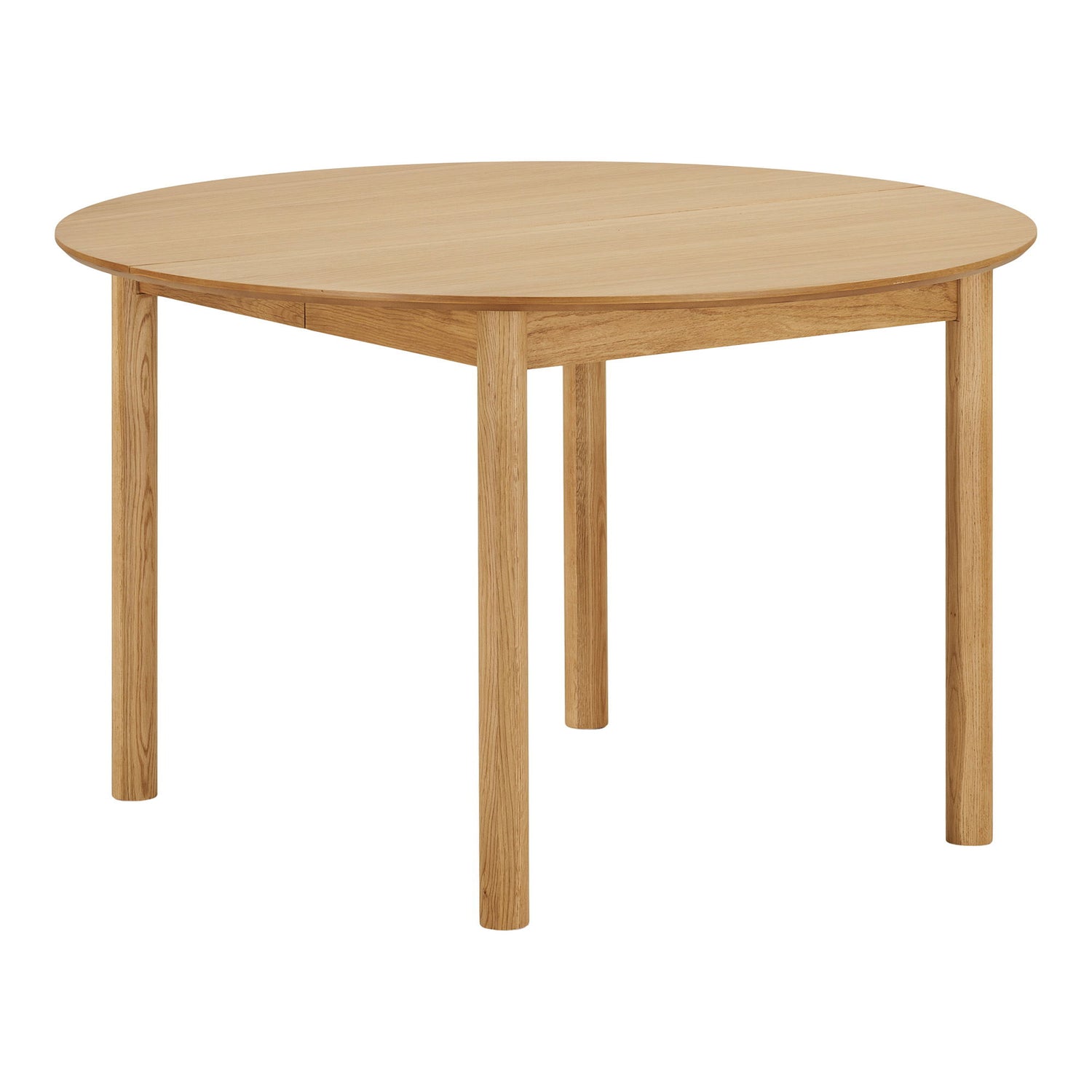 Bundaberg spisebord - spisebord, eikebøter, inkl. Ytterligere plater Ø120x120-170-220x75 cm