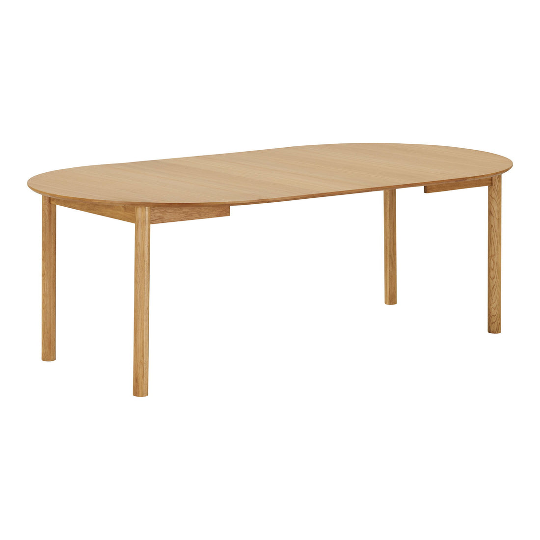 Bundaberg spisebord - spisebord, eikebøter, inkl. Ytterligere plater Ø120x120-170-220x75 cm