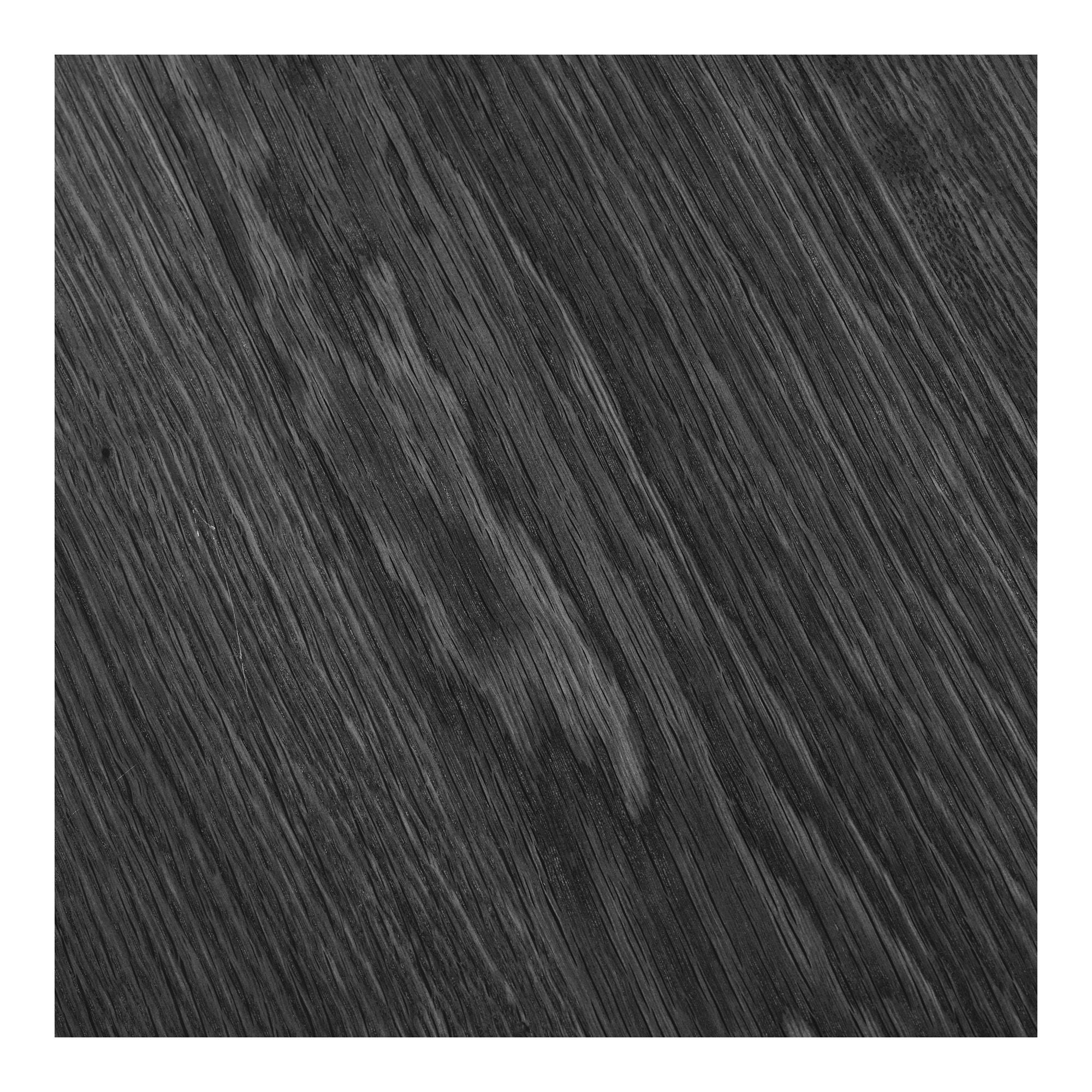 Osaka Spisebord - Spisebord, eikefiner, sort, inkl. to tilleggsplater ø120x120-160-200x75 cm