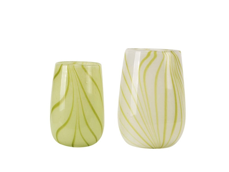 Zinnia Vase, kalk