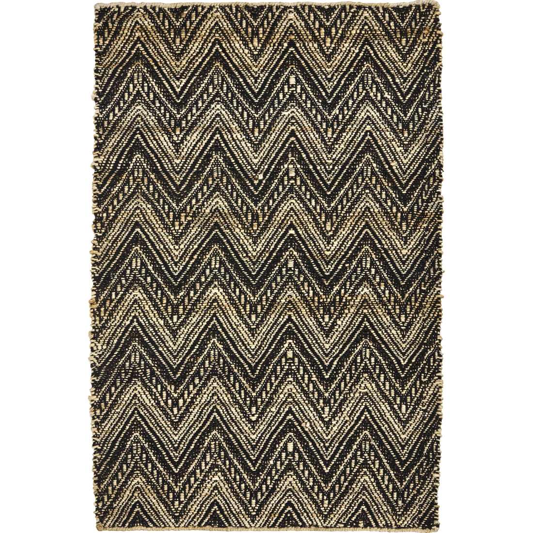 Teppe, hdmonta, svart; naturlig