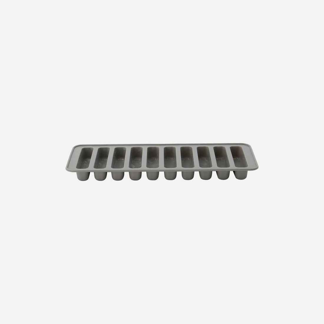 Huslege - Ice Cube Tray, Crystal, Gray - L: 24,7 cm, W: 9 cm, H: 2,1 cm