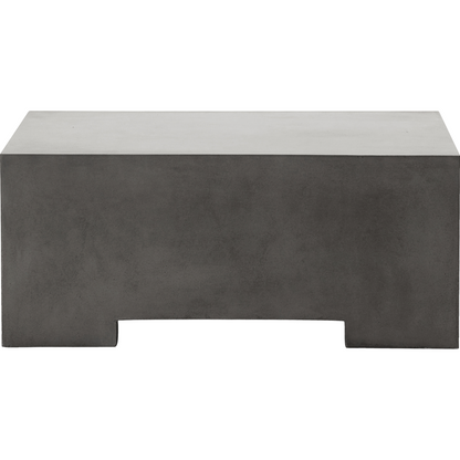 House Doctor - Table, Kreta, Gray - L: 82 cm, W: 82 cm, H: 35 cm