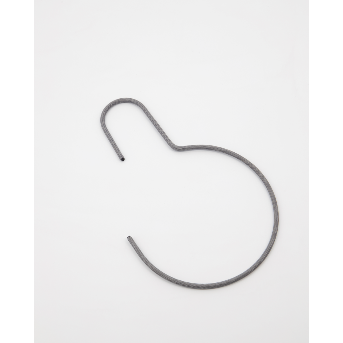 Huslege - Round Hanger, Wire, Light Grey - W: 13,5 cm, H: 21,5 cm