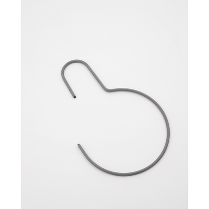 Huslege - Round Hanger, Wire, Light Grey - W: 13,5 cm, H: 21,5 cm