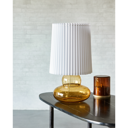 Bordlampe inkl. Lampshade, Hdribe, Amber