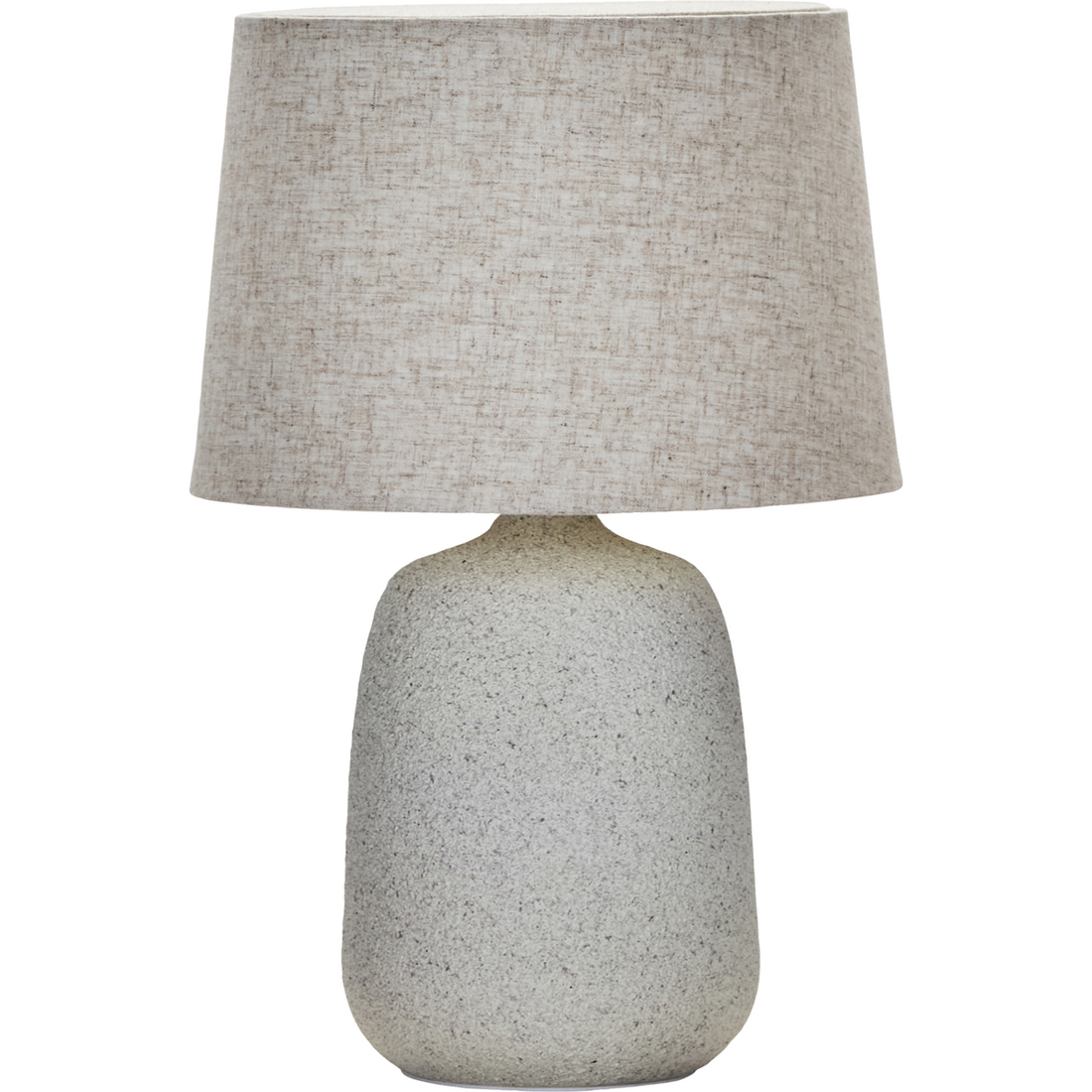 Bordlampe inkl. lampeskjerm, hdtana, rå hvit