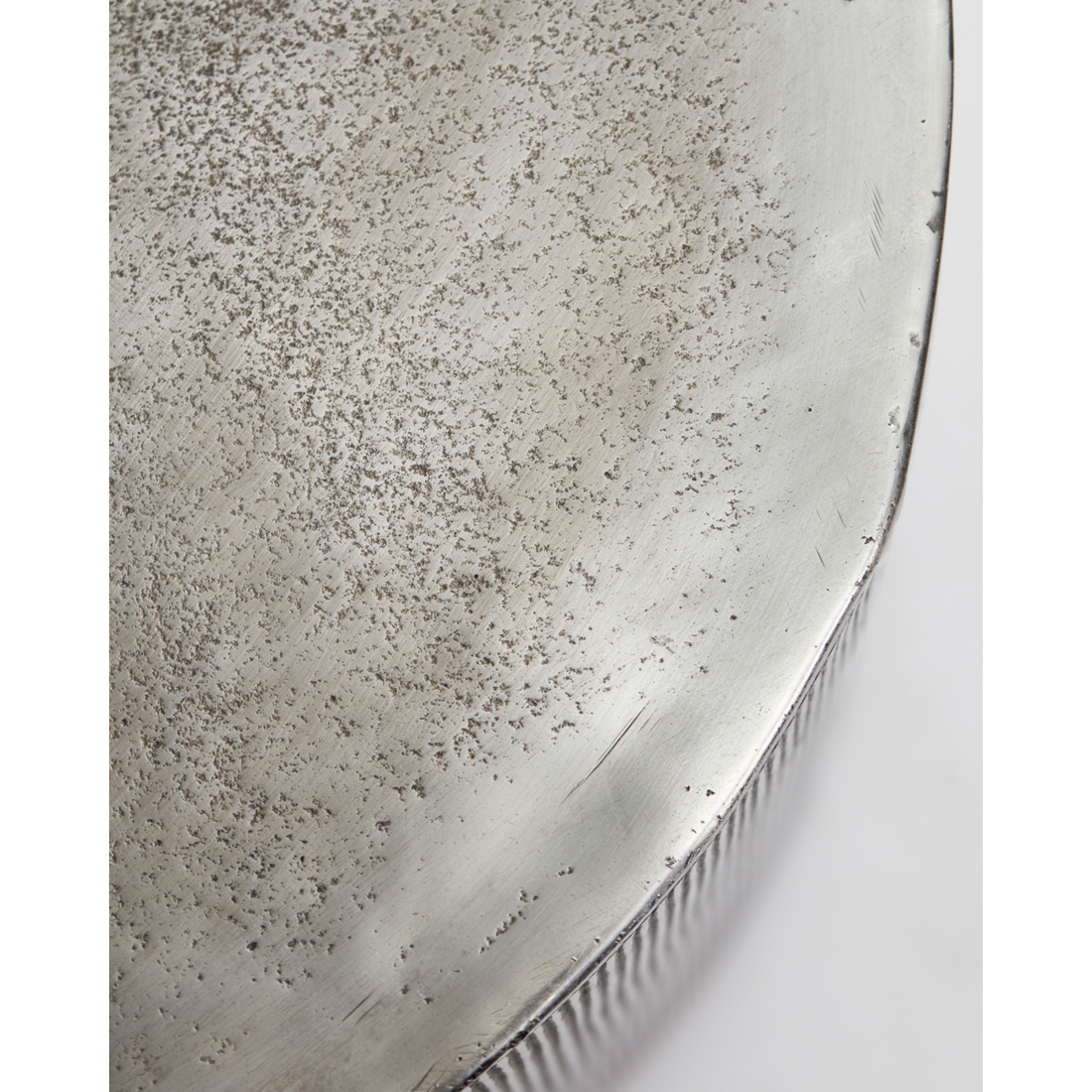 Salongbord, HDRota, Børstet sølv h: 50 cm, d: 50 cm