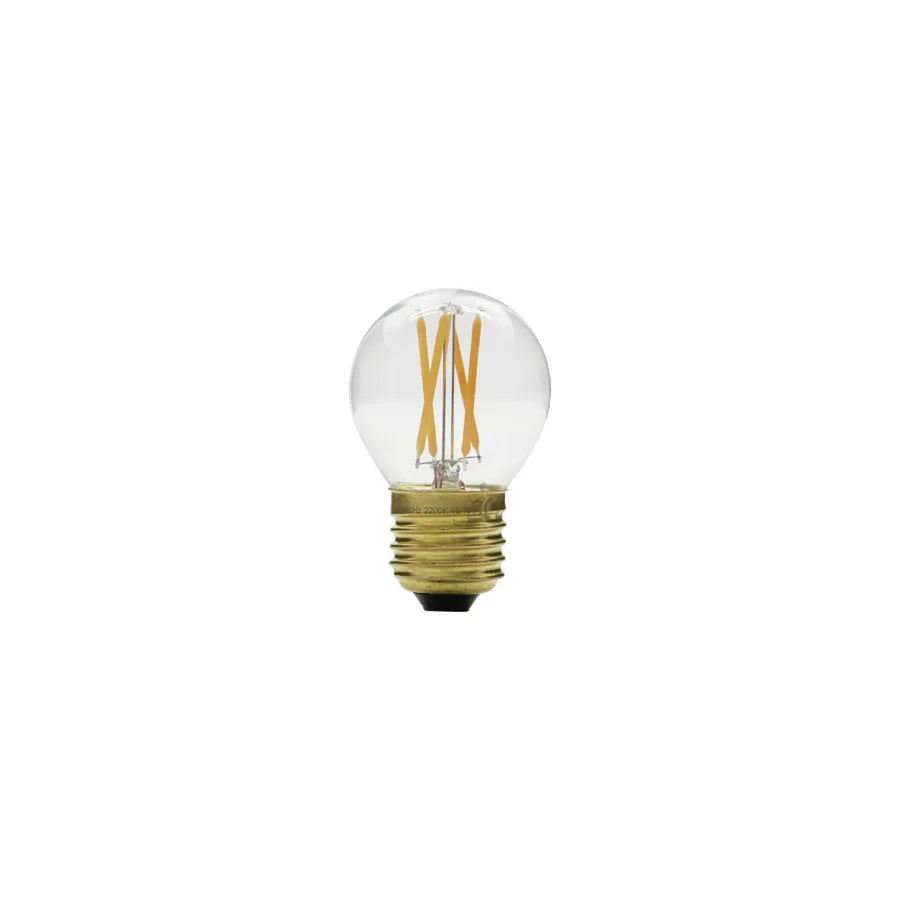 Huslege - LED PEAR, CROWN, KLAR - H: 7,5 cm, DIA: 4,5 cm