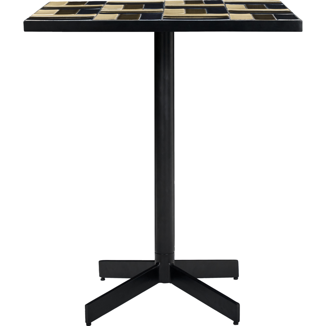 Cafe Table, Hdgeometric, Brown; blå