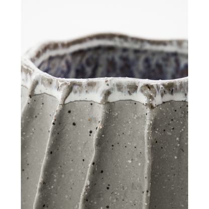 Urtpotte, hdshell, grå; beige