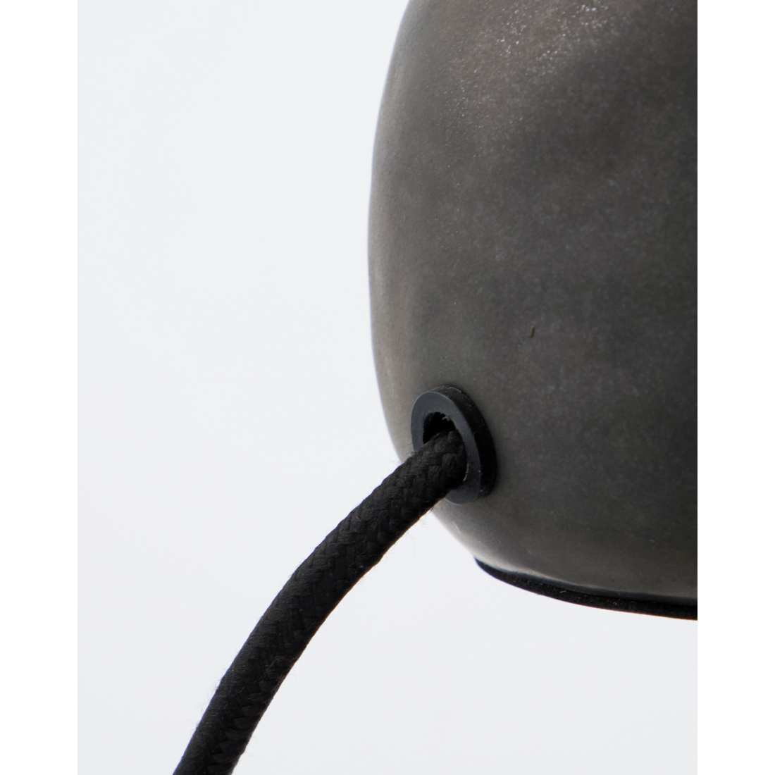 Bordlampe, hdflores, svart