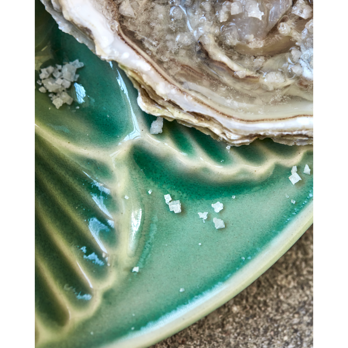 Serveringsfat, hddiva, grønn