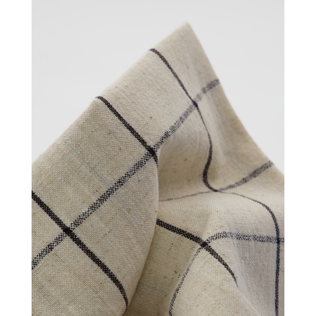 Dugg, hdjoin, svart; rå hvit