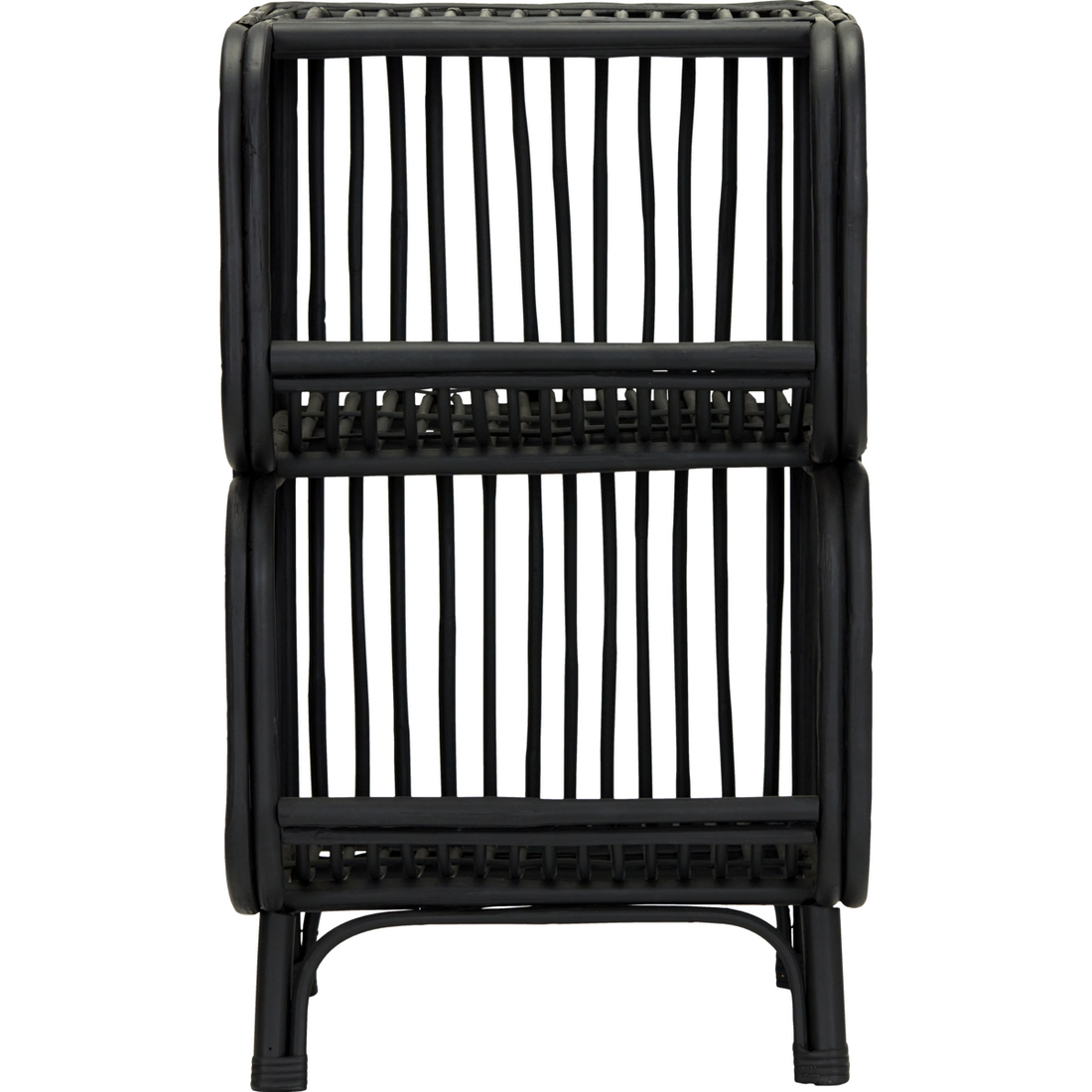 Sidebord, hdhelf, svart