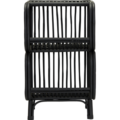 Sidebord, hdhelf, svart