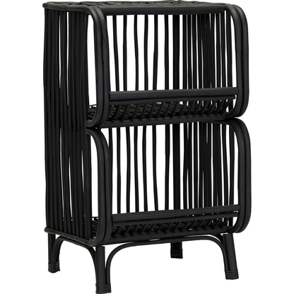 Sidebord, hdhelf, svart