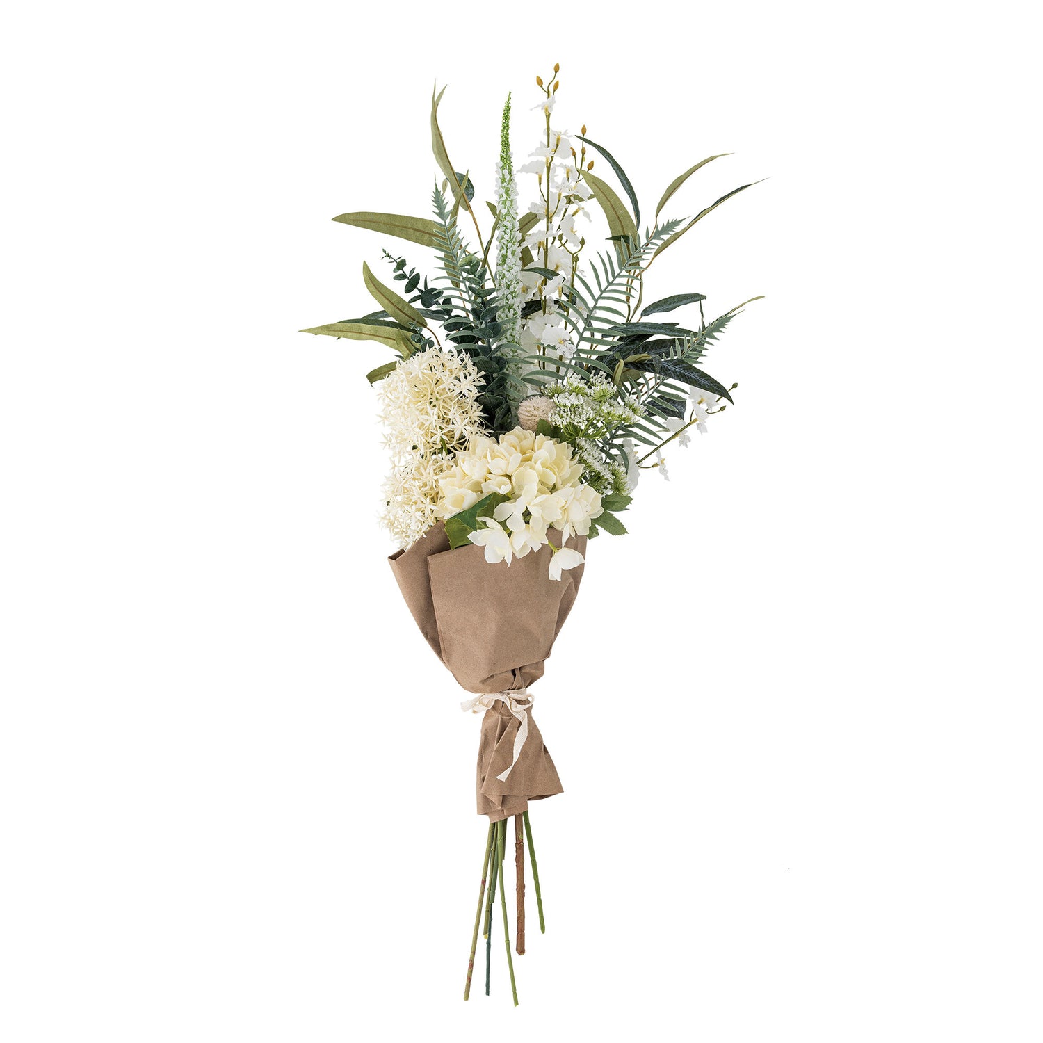 Bloomingville Symphonie Bouquet, hvite, kunstige blomster