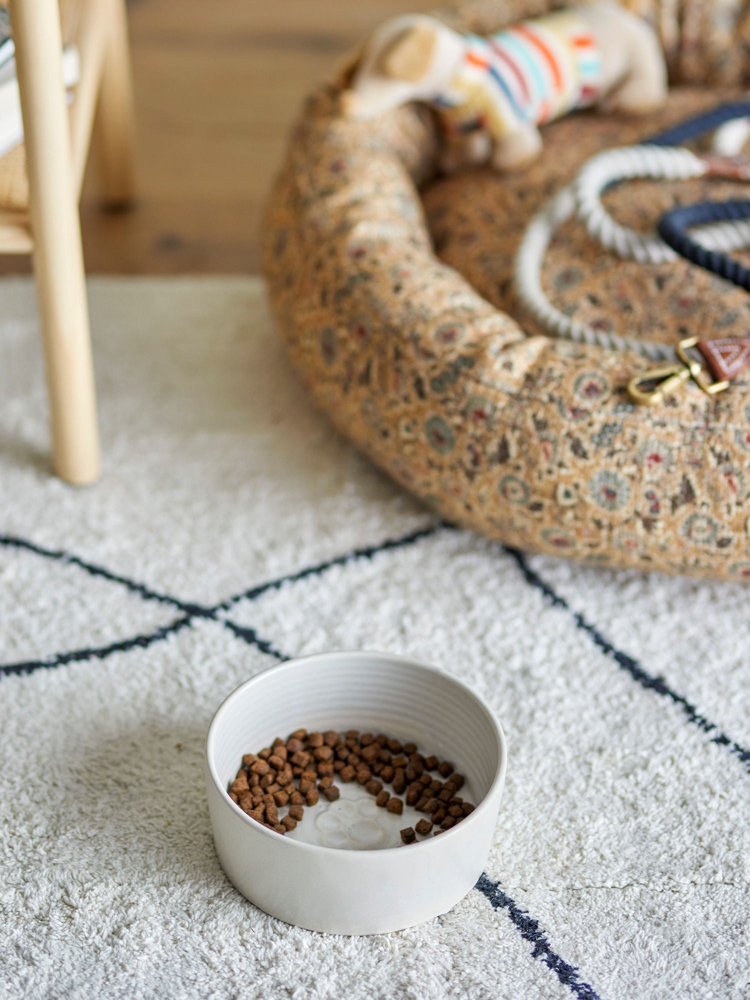 Bloomingville Buddy Bowl, White, Stoneware