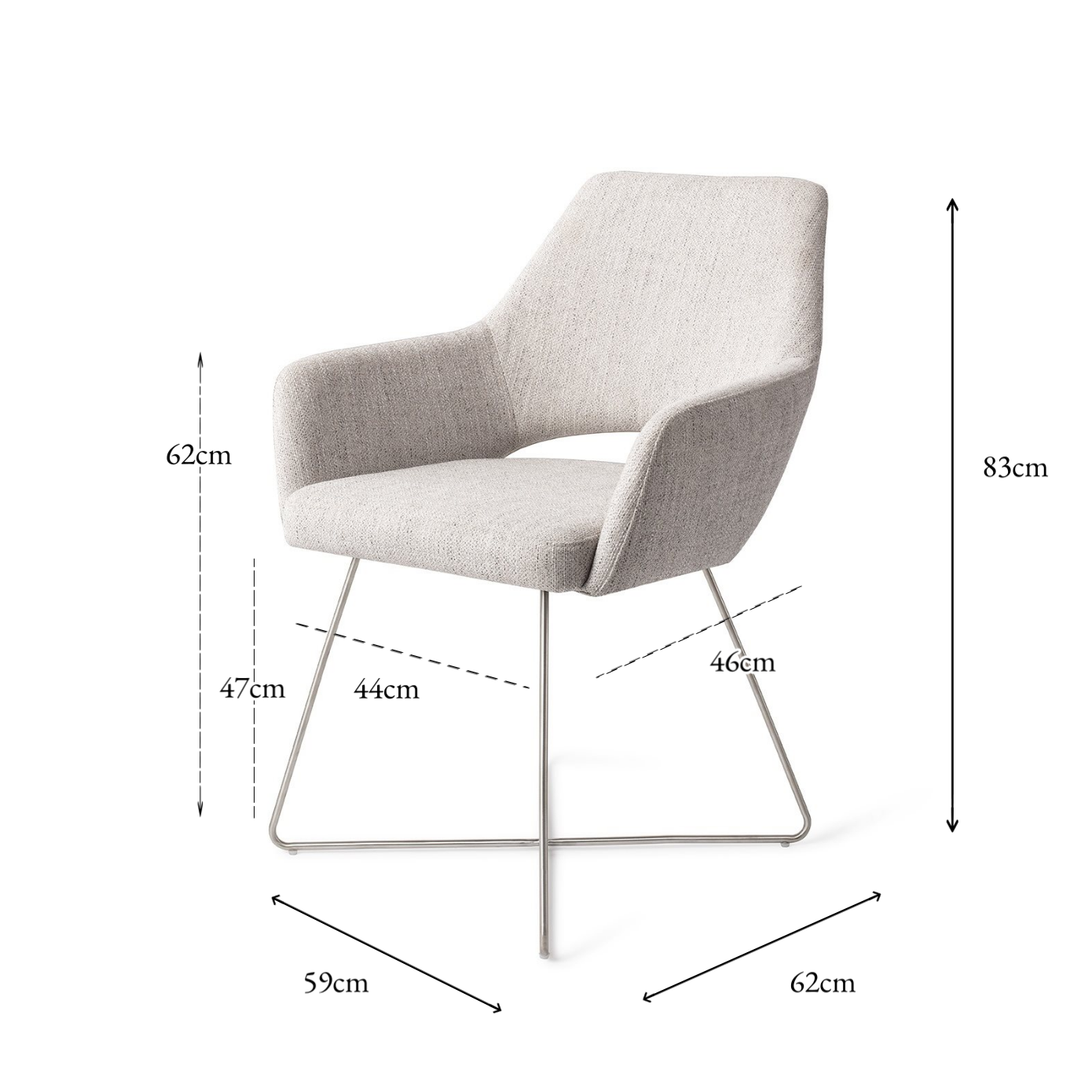 Yanai Dining Chair Pigeon