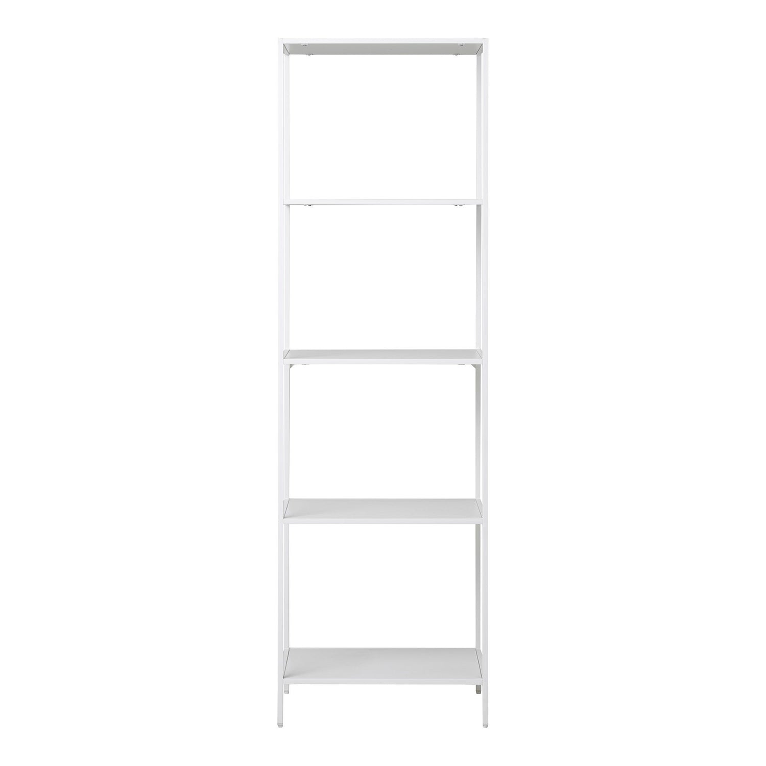 Vita Shelf - hylle, 5 hyller, hvit, hvit ramme 51x36x170 cm