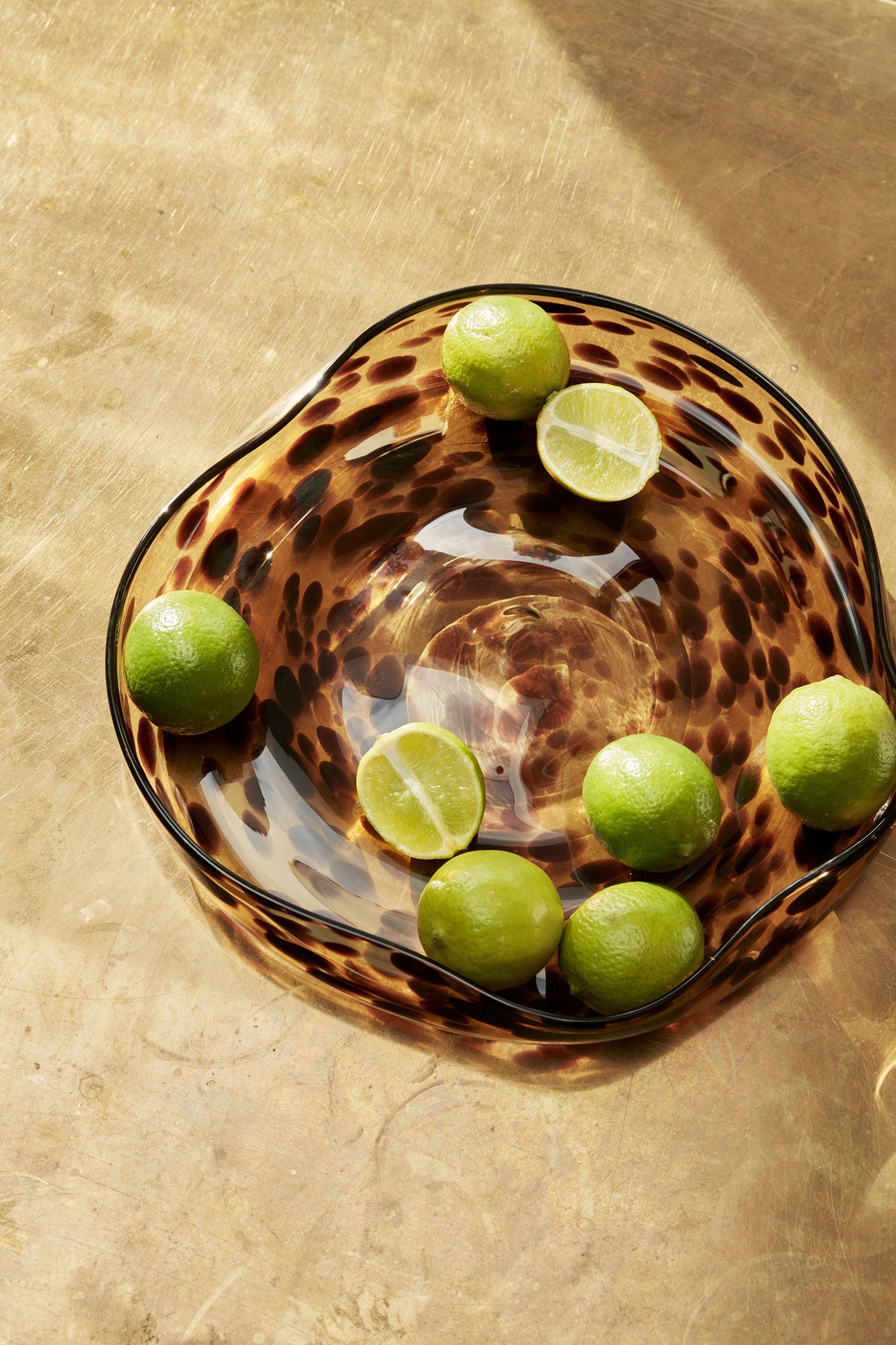 Hübsch Leo Bowls Brown (sett med 2)