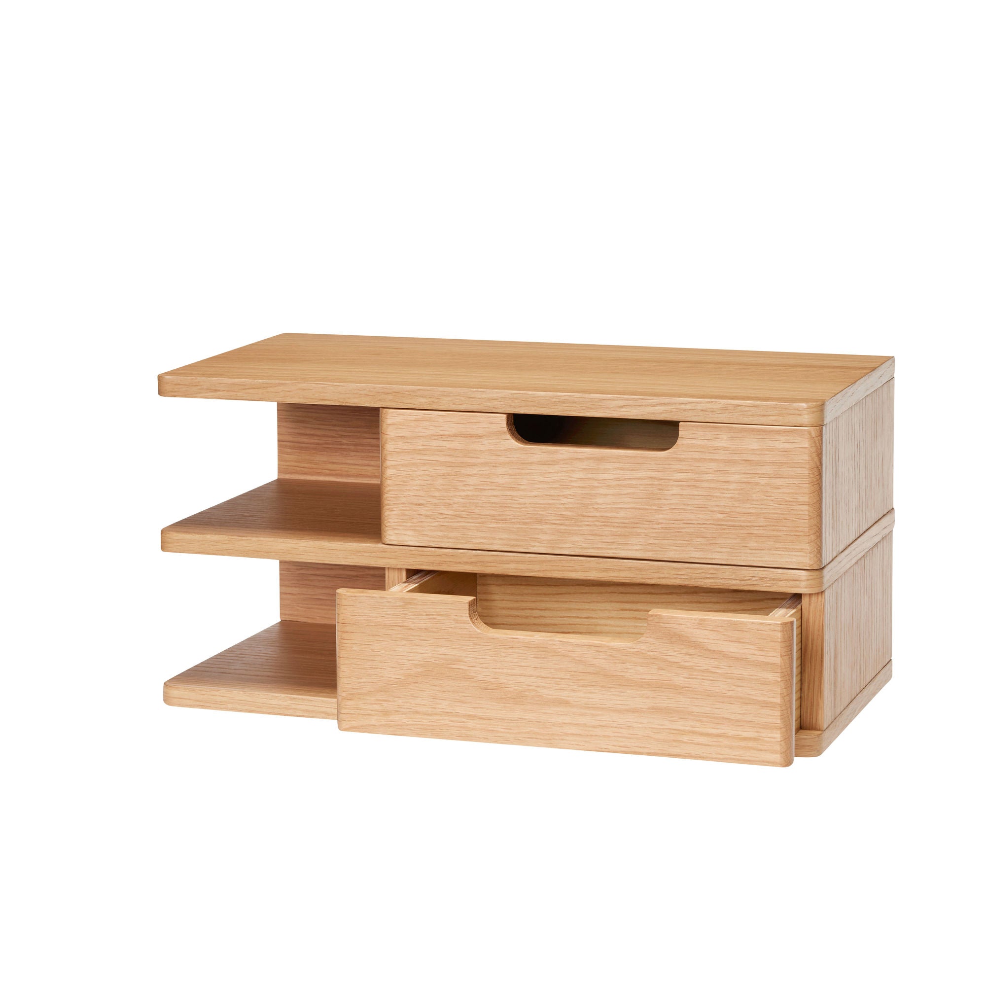 Hübsch åpen vegghylle/nattbord Natur