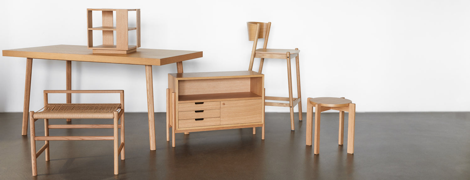 Skrå barstol Natural - 50x55xh103cm