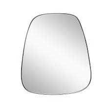 Hübsch - Wall Mirror M/Iron Frame, Trapez - 42x2xh48cm
