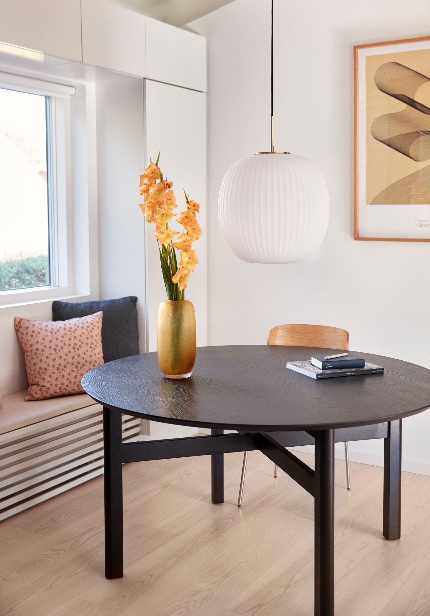 Hübsch seren pendant ø42 hvit