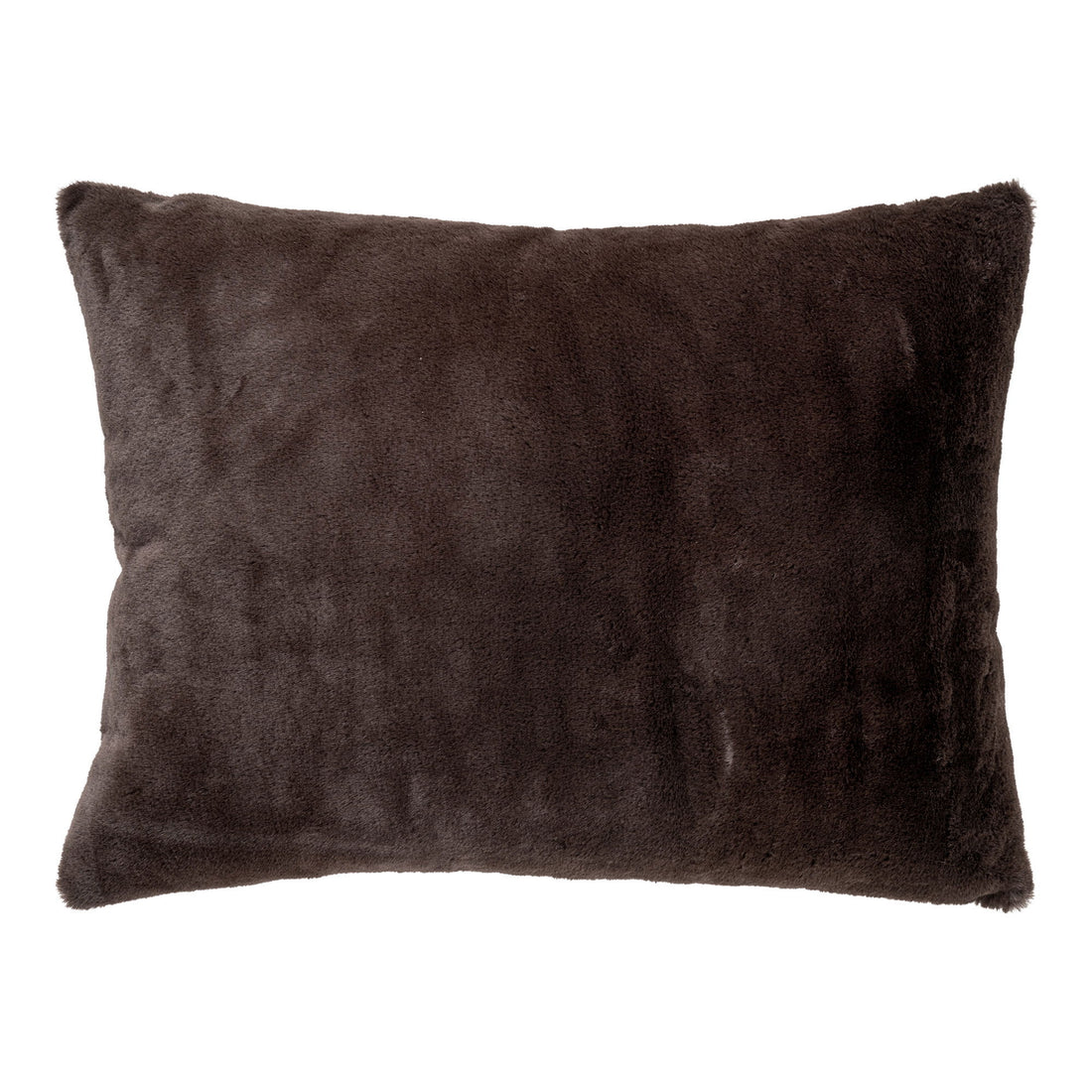 Evora Pillow - Pute, Dark Grey Artificial Fur, 45x60 cm