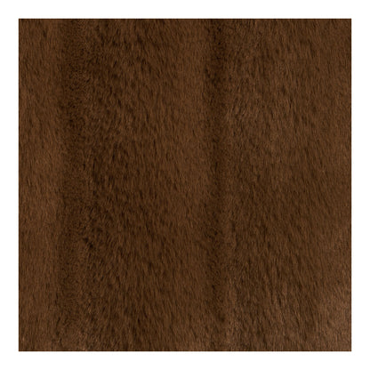 Galena Pillow - Pute, Imitation Fur, Brown 45x45 cm