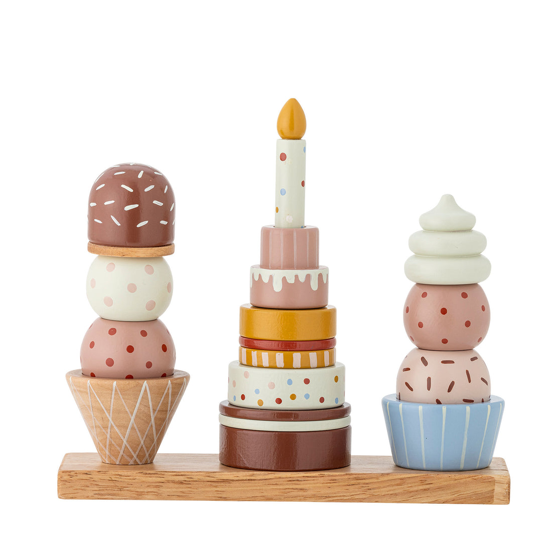 Bloomingville Mini Celebrate Activity Toys, Nature, FSC®100%, Beech